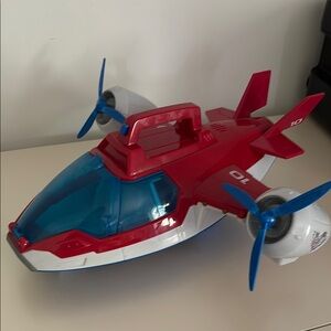 Red and Blue Kids Toy Plane